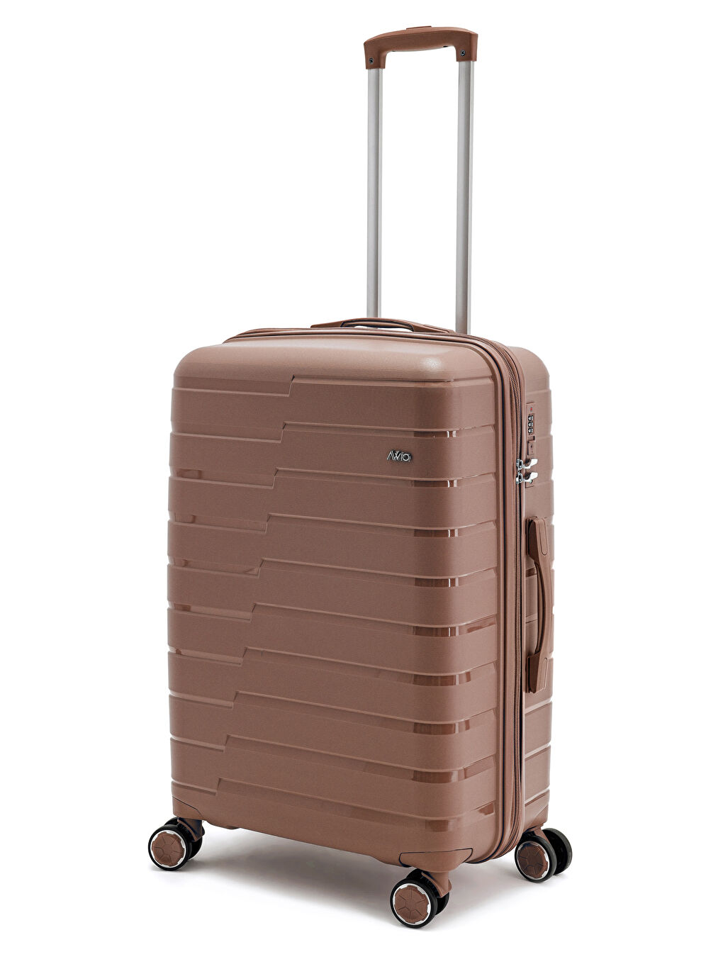 Pembe İthal Pp Titan Orta Boy Valiz-1