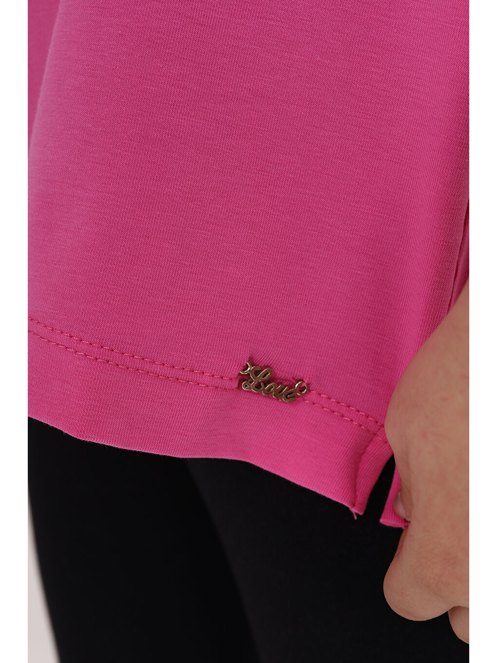 Fuşya Kız Çocuk Tişört-2