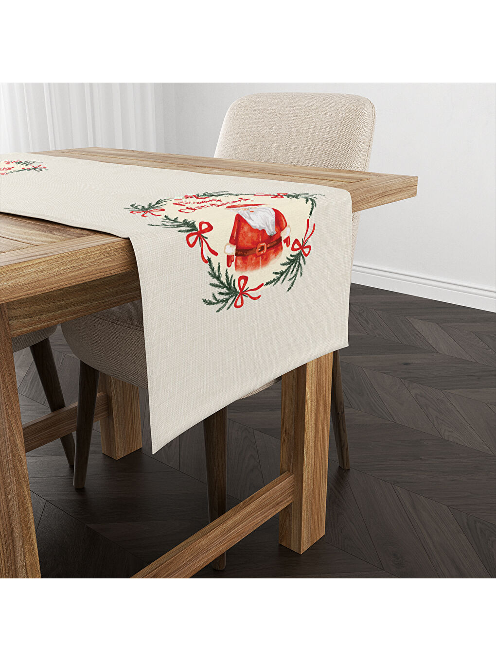 Karışık Yılbaşı Desenli Runner Modeli