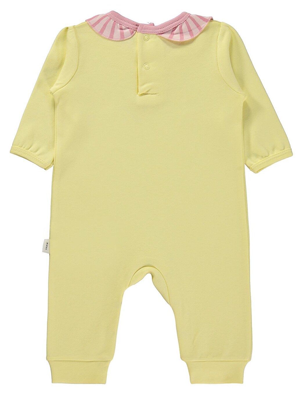 Baby Çiçek Baskılı 3-18 Ay Tulum - Sarı-1