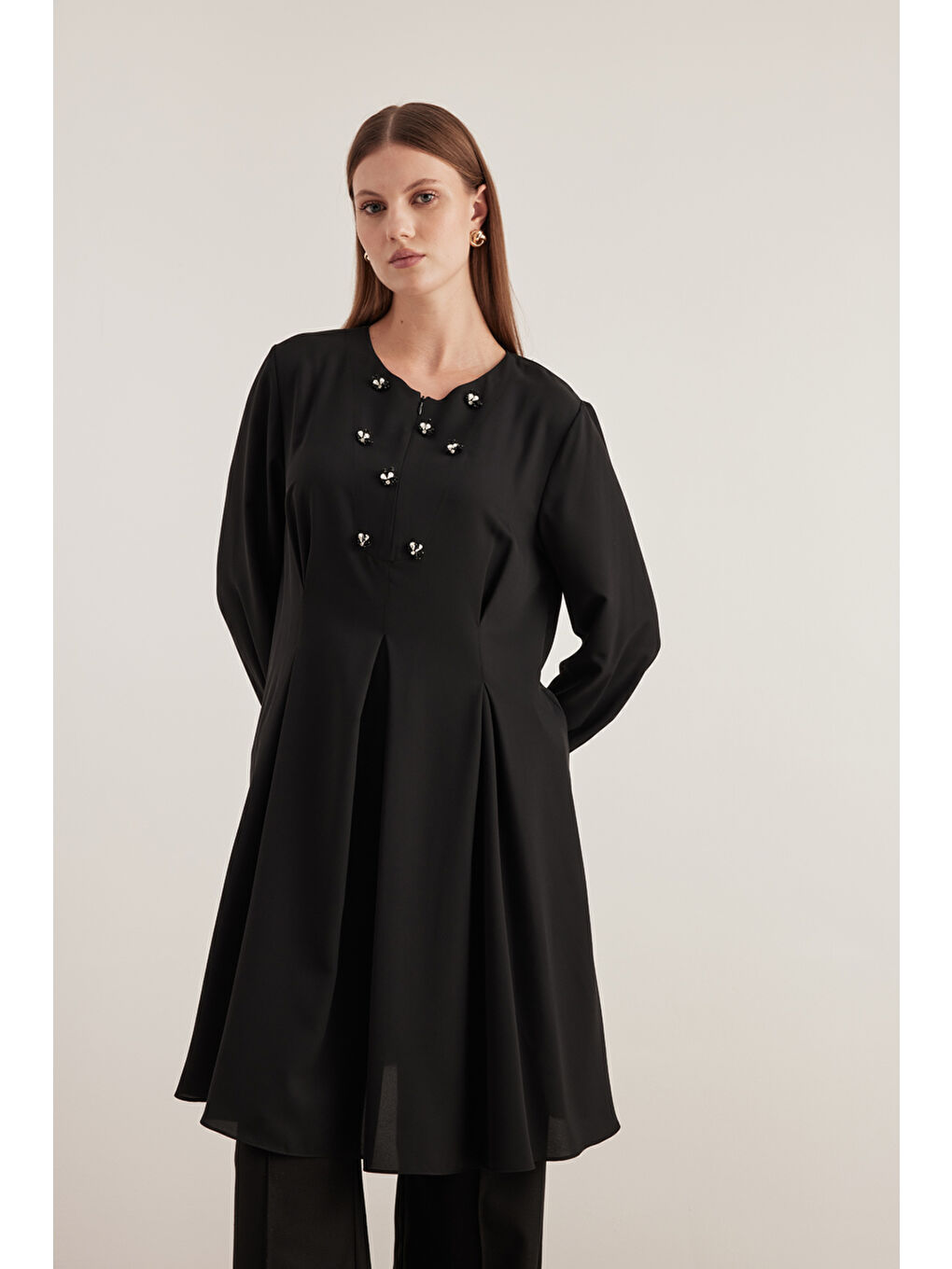 Siyah 15760112 Tunik-5