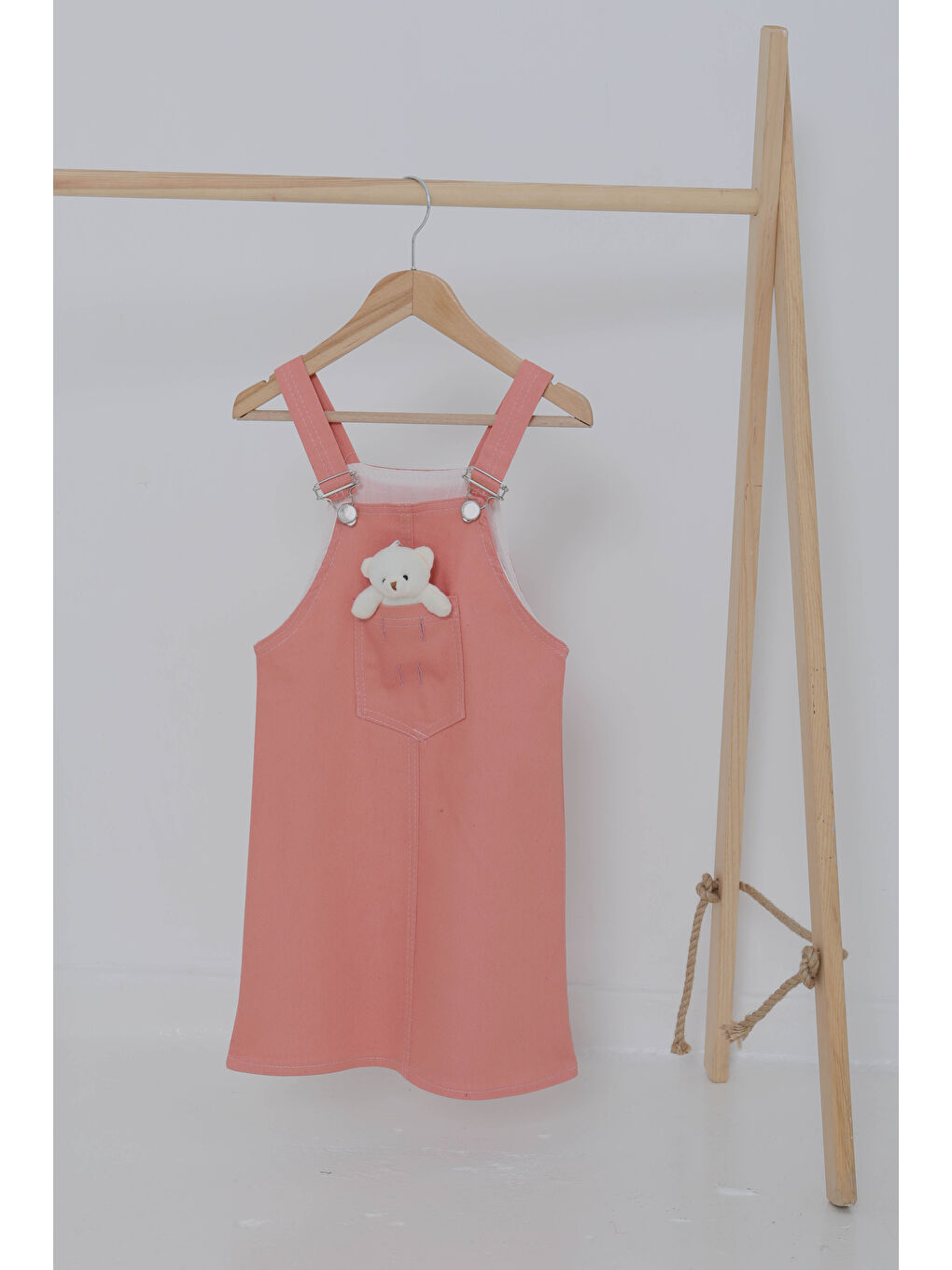 Pembe Kız Çocuk Gül Ayıcıklı Jile - 27063