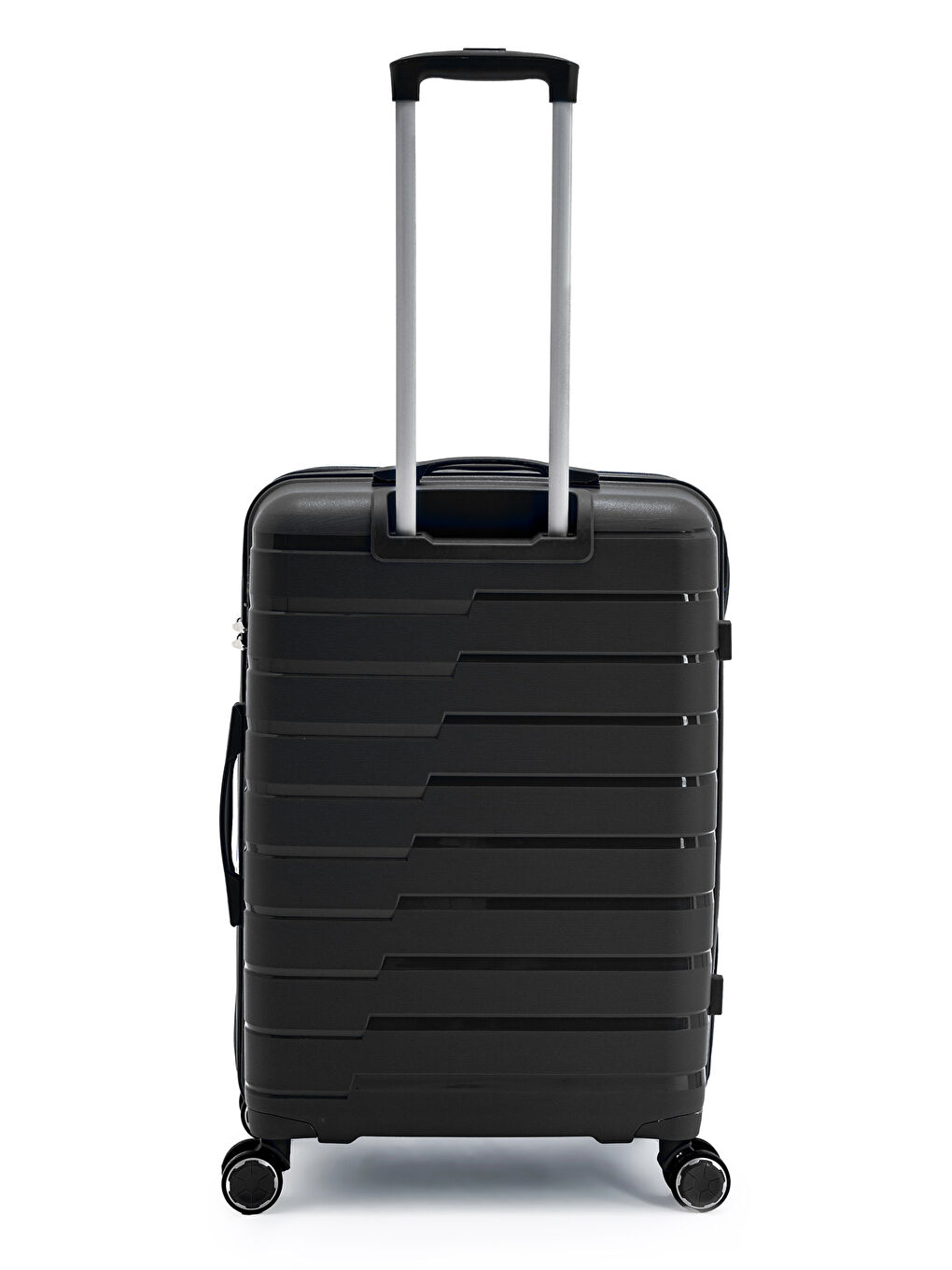 Siyah İthal Pp Titan Valiz Seti-4