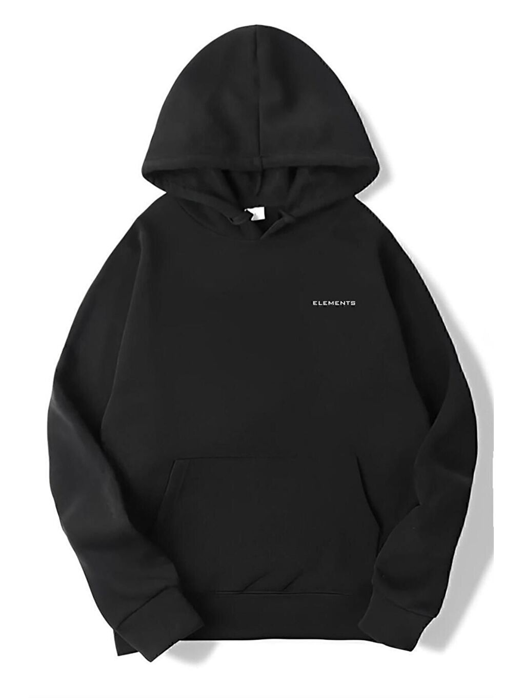 Kırmızı Unisex Siyah Oversize Dragon Slayer Baskılı Kapüşonlu Sweatshirt Hoodie-1