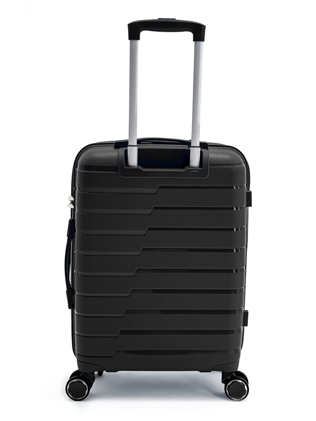 Siyah İthal Pp Titan Valiz Seti-6