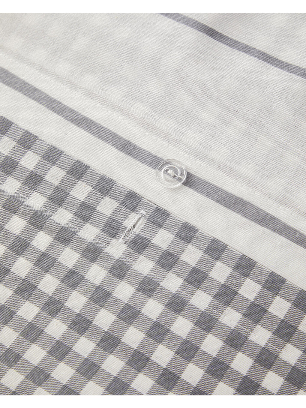 Wavy Kolay Ütülenir Çarşaflı Tek Kişilik Nevresim Takımı 160x220 Cm Koyu Gri-6