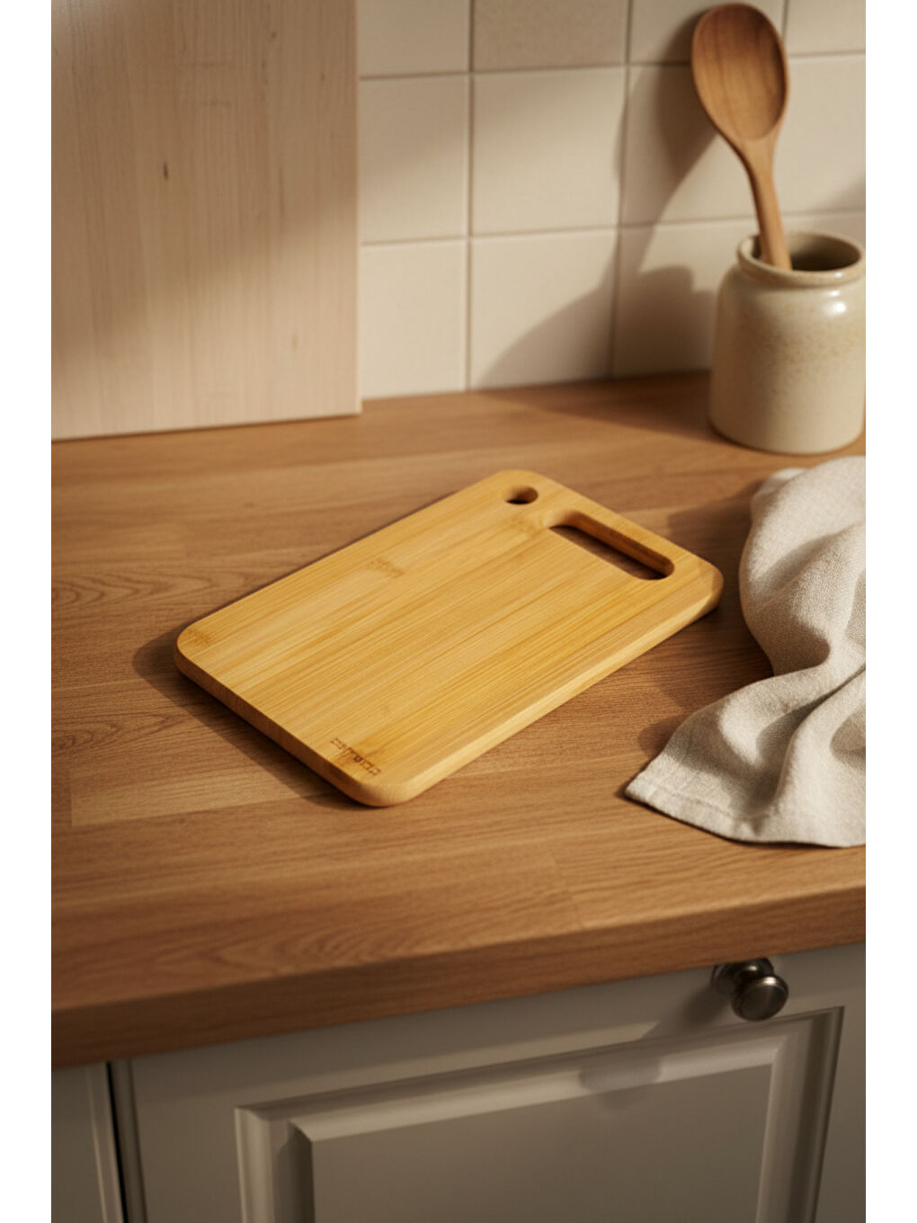 Kahverengi Stalura Çift Taraflı Kesme Tahtası Küçük-3