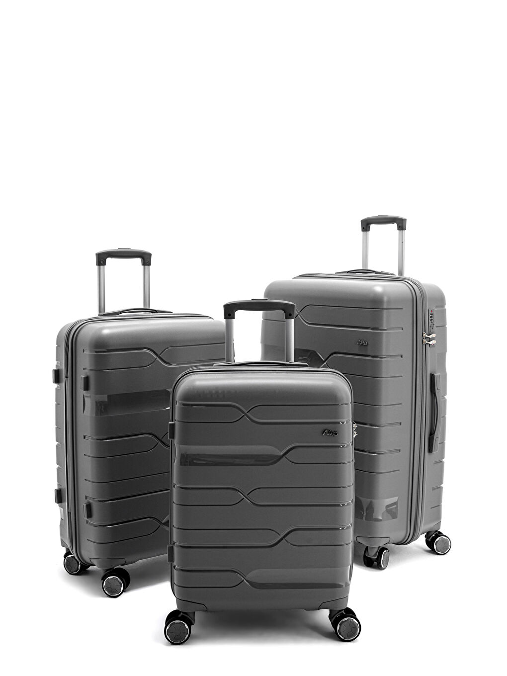 Antrasit İthal Pp ClassicGo Valiz Seti
