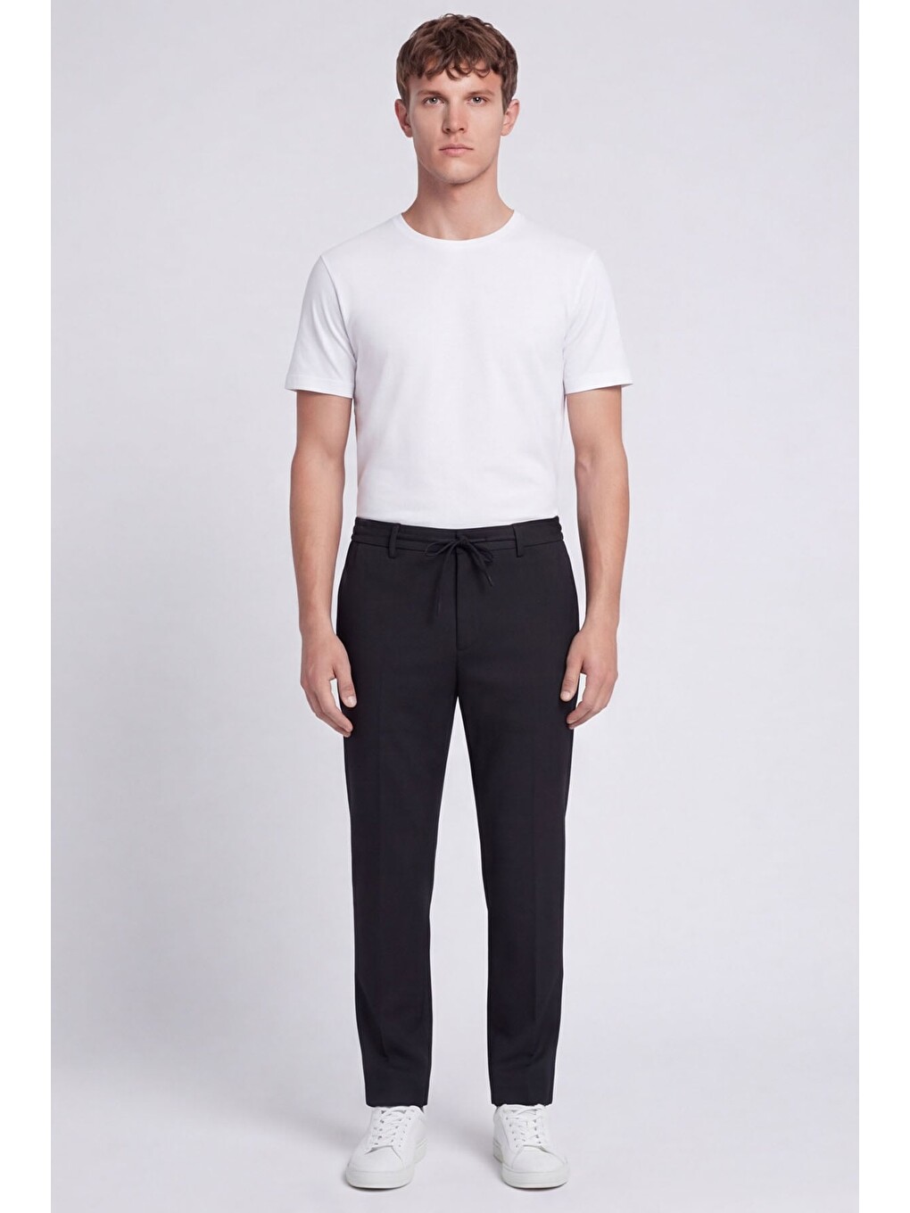 Siyah Erkek Jogger Pantolon-1