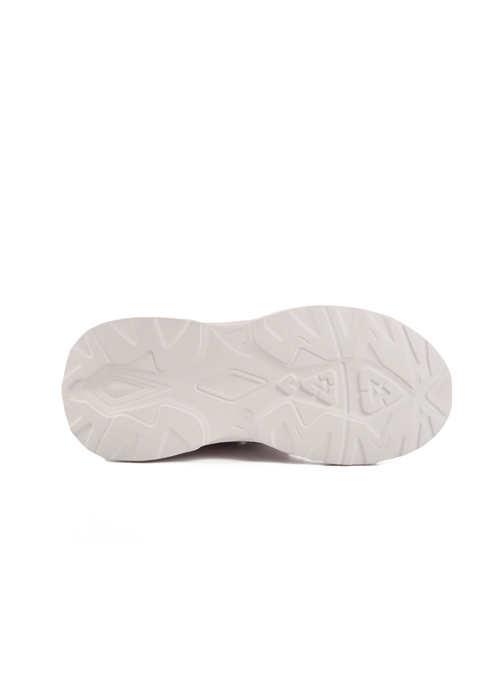 Beyaz Lila Cırtlı Fileli Kız Çocuk Spor Ayakkabı Ruffon F-4