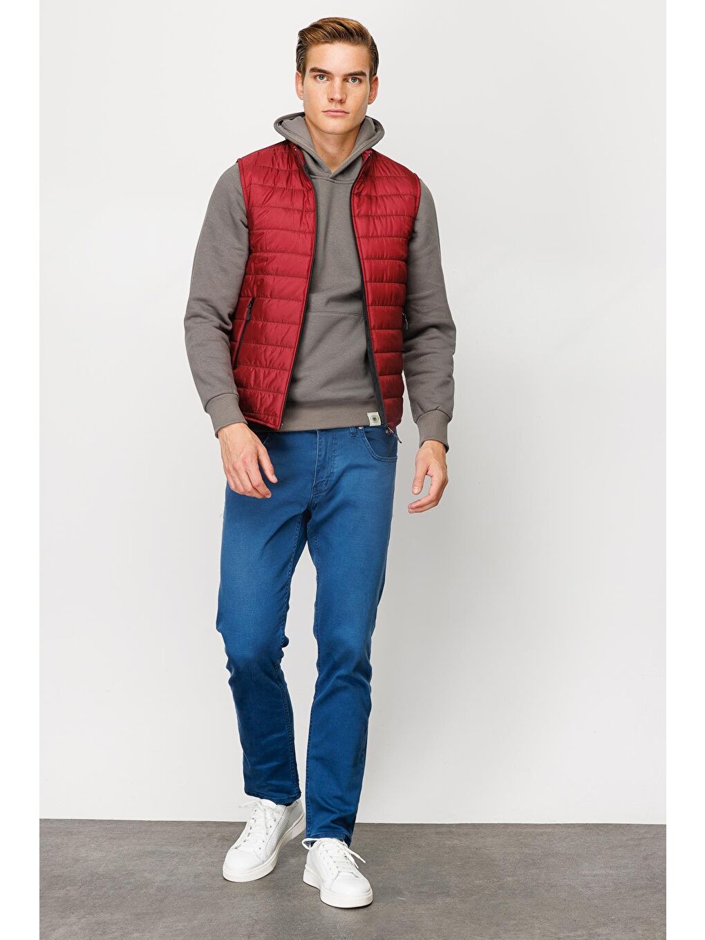 Erkek Bordo Pmp Şişme Yelek-1