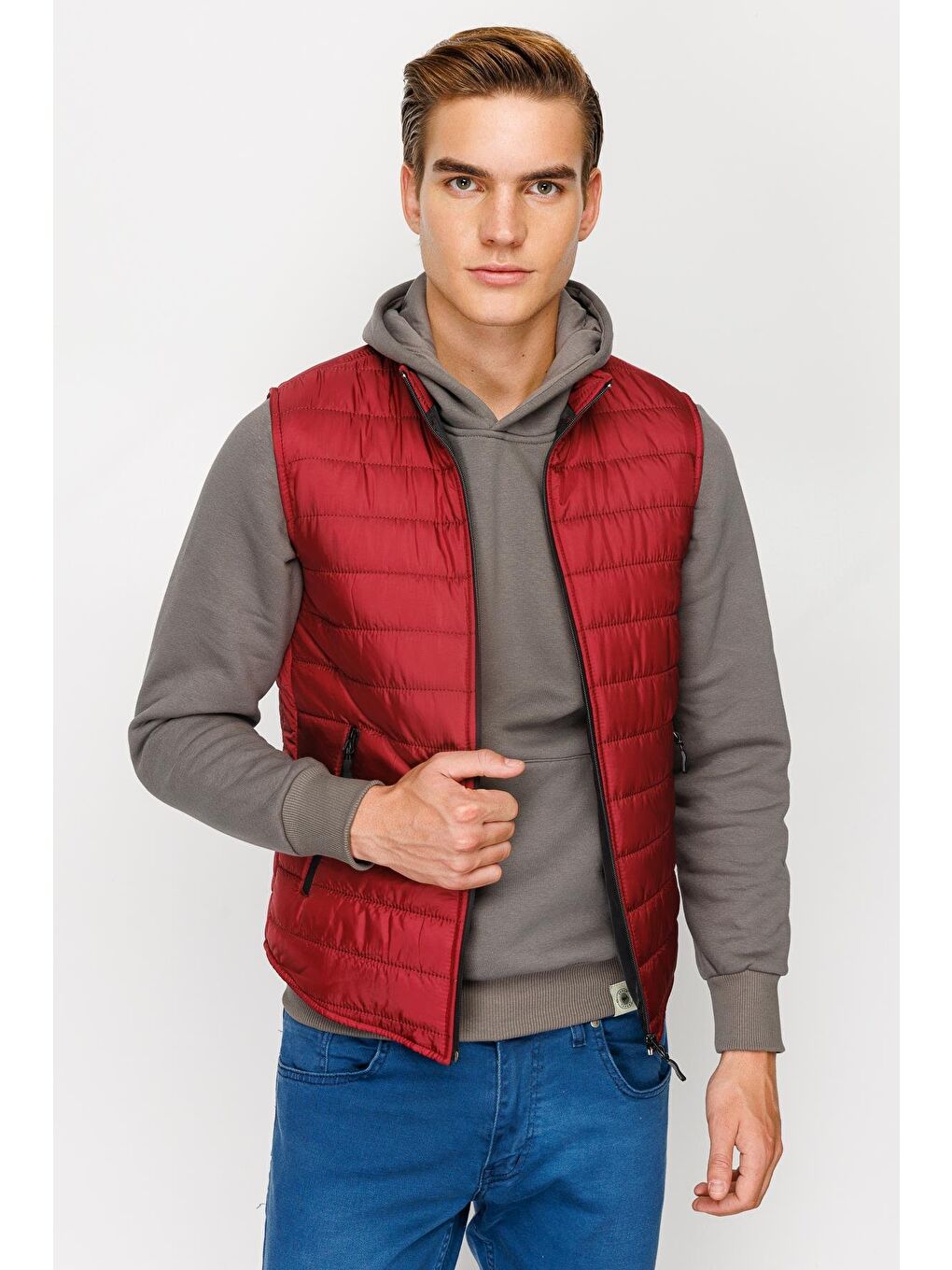 Erkek Bordo Pmp Şişme Yelek-3