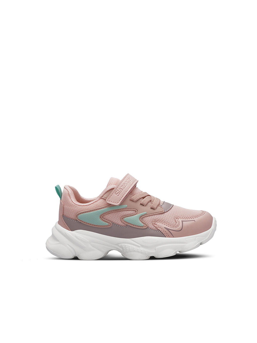 PARIS Kız Çocuk Cırt Cırtlı Pembe Sneaker-2