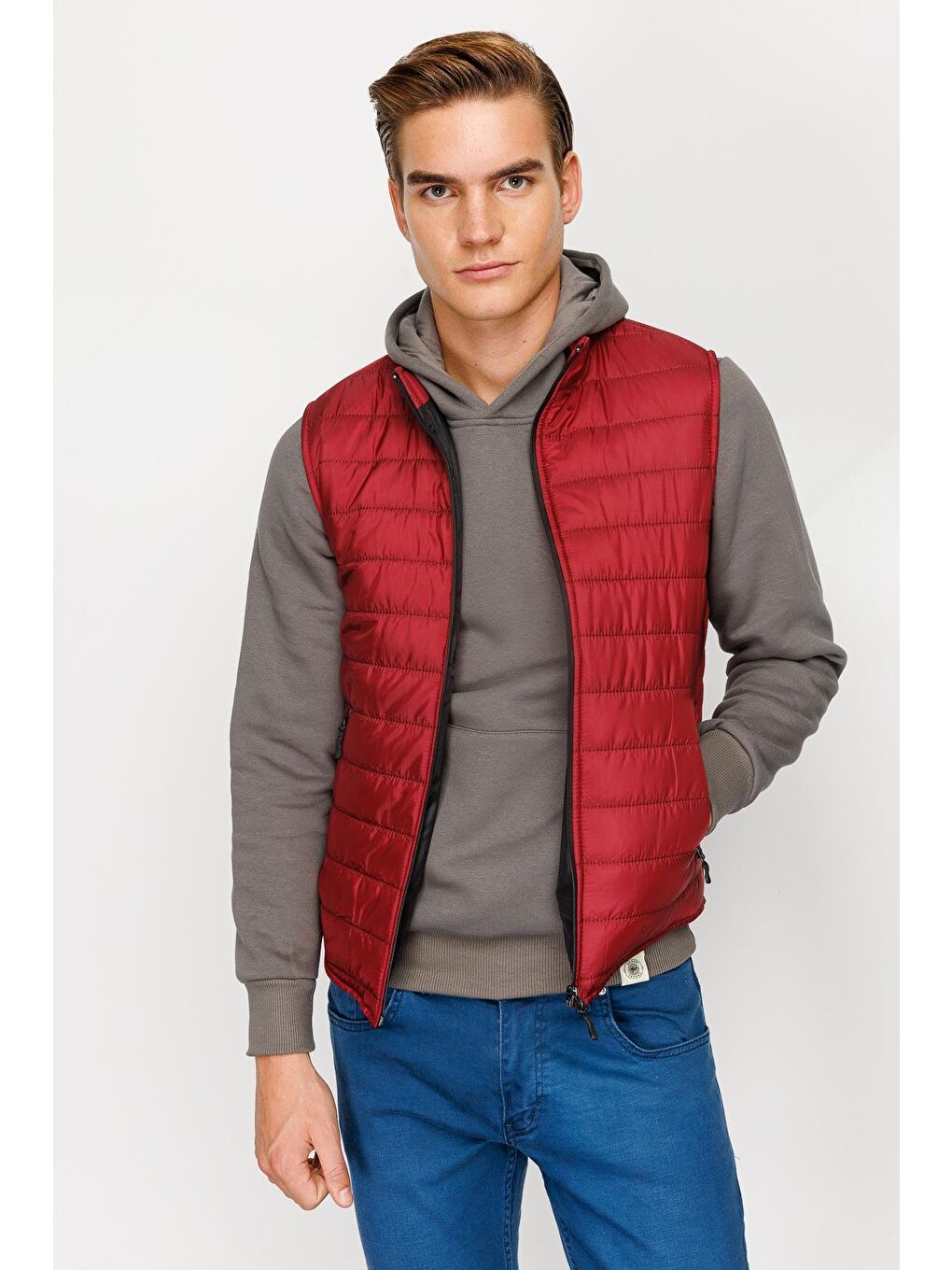 Erkek Bordo Pmp Şişme Yelek-6