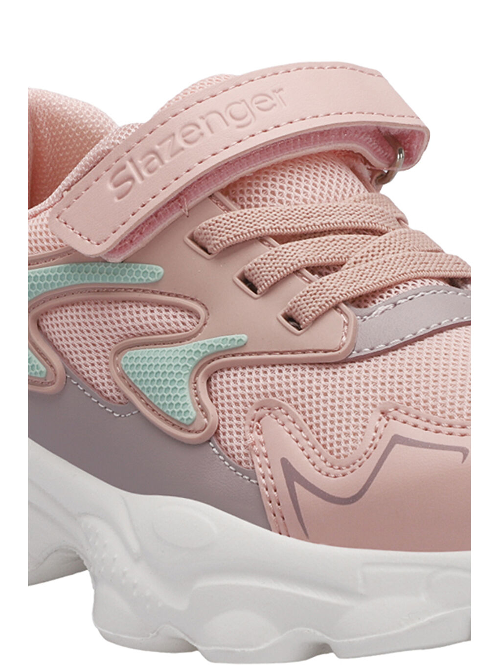 PARIS Kız Çocuk Cırt Cırtlı Pembe Sneaker-5