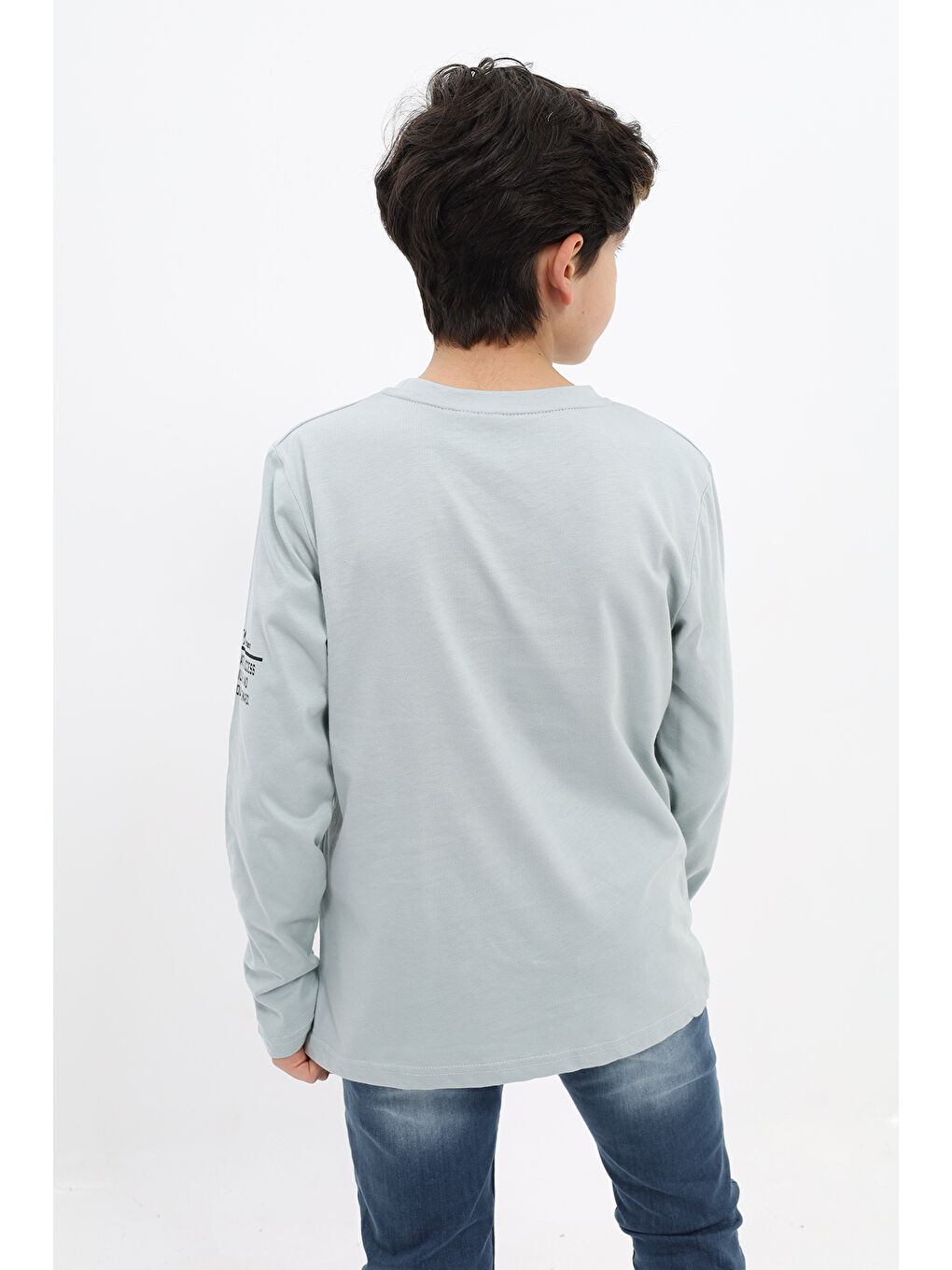 Turkuaz Erkek Çocuk Tişört-2