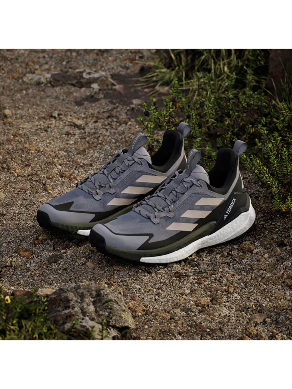 Terrex Free Hiker 2 Low Erkek Gri Outdoor Ayakkabı-4