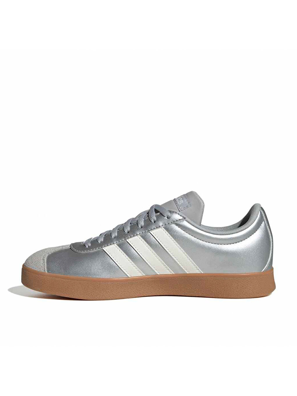 Gri Vl Court Base Kadın Gümüş Sneaker-1