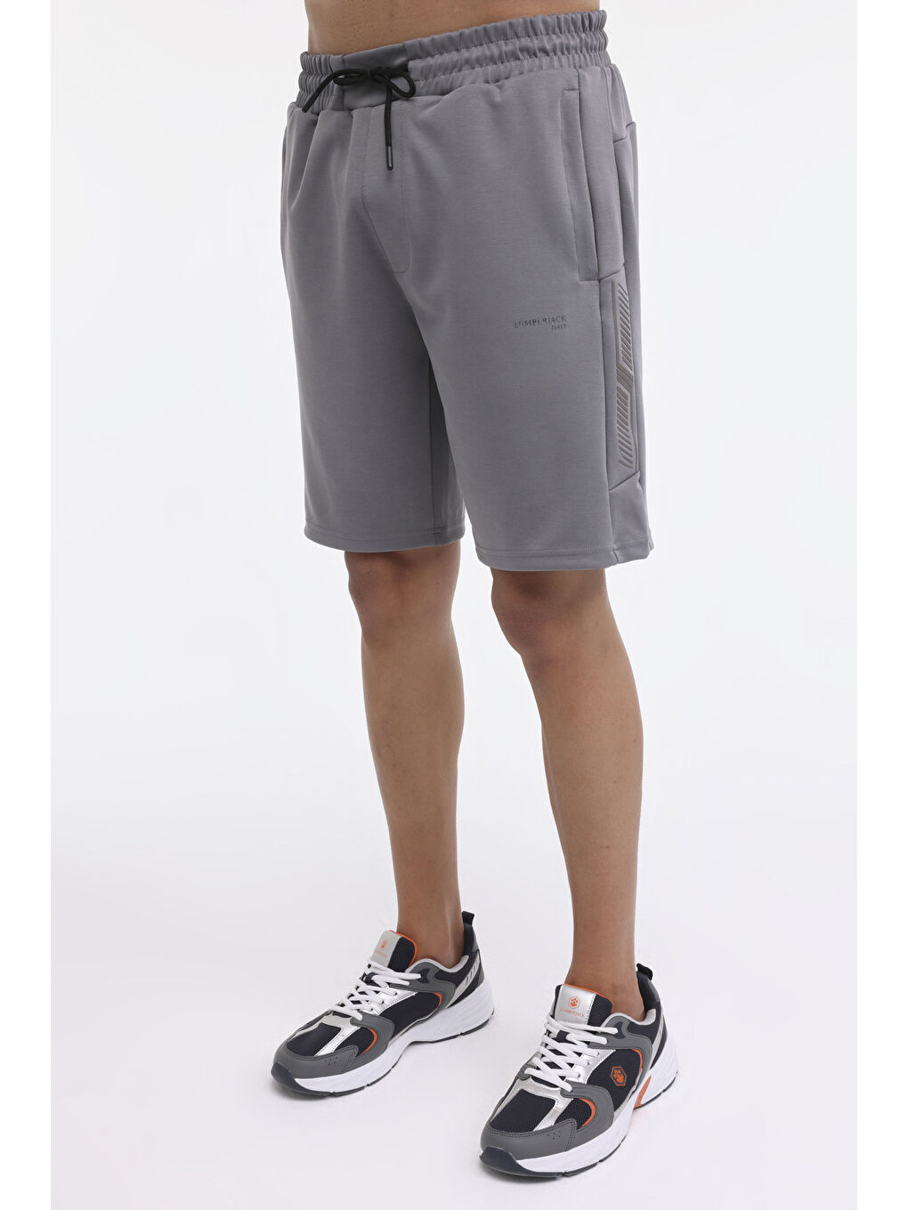 Gri ML HARVES 20ITL1122 4FX  Erkek Şort-1