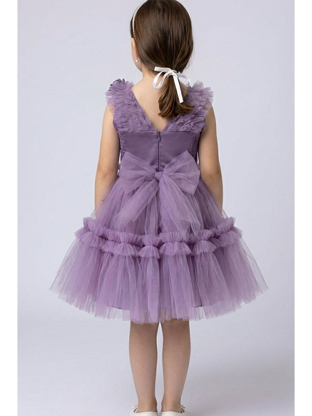 Mor Kız Çocuk Abiye-2