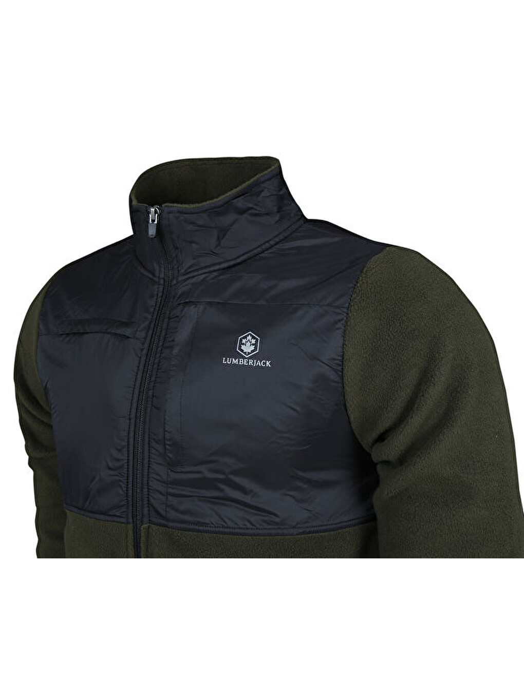 Erkek Outdoor Polar Fermuarlı Sweatshirt 1010680620 Yeşil-2