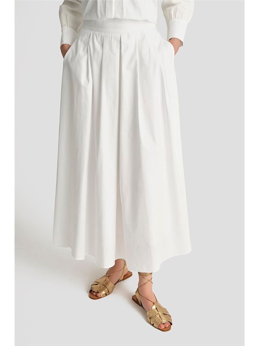 Brode Detaylı Takım 25Yd4249 Ekru-4