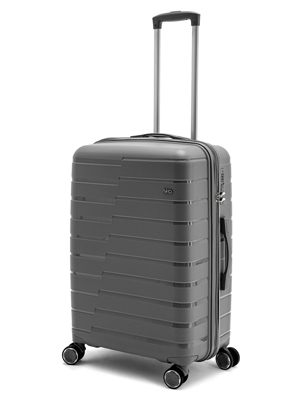 Antrasit İthal Pp Titan Orta Boy Valiz-1