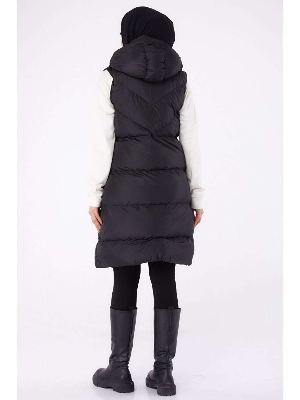 Sıfır Kollu Şişme Yelek Siyah - 26437-4