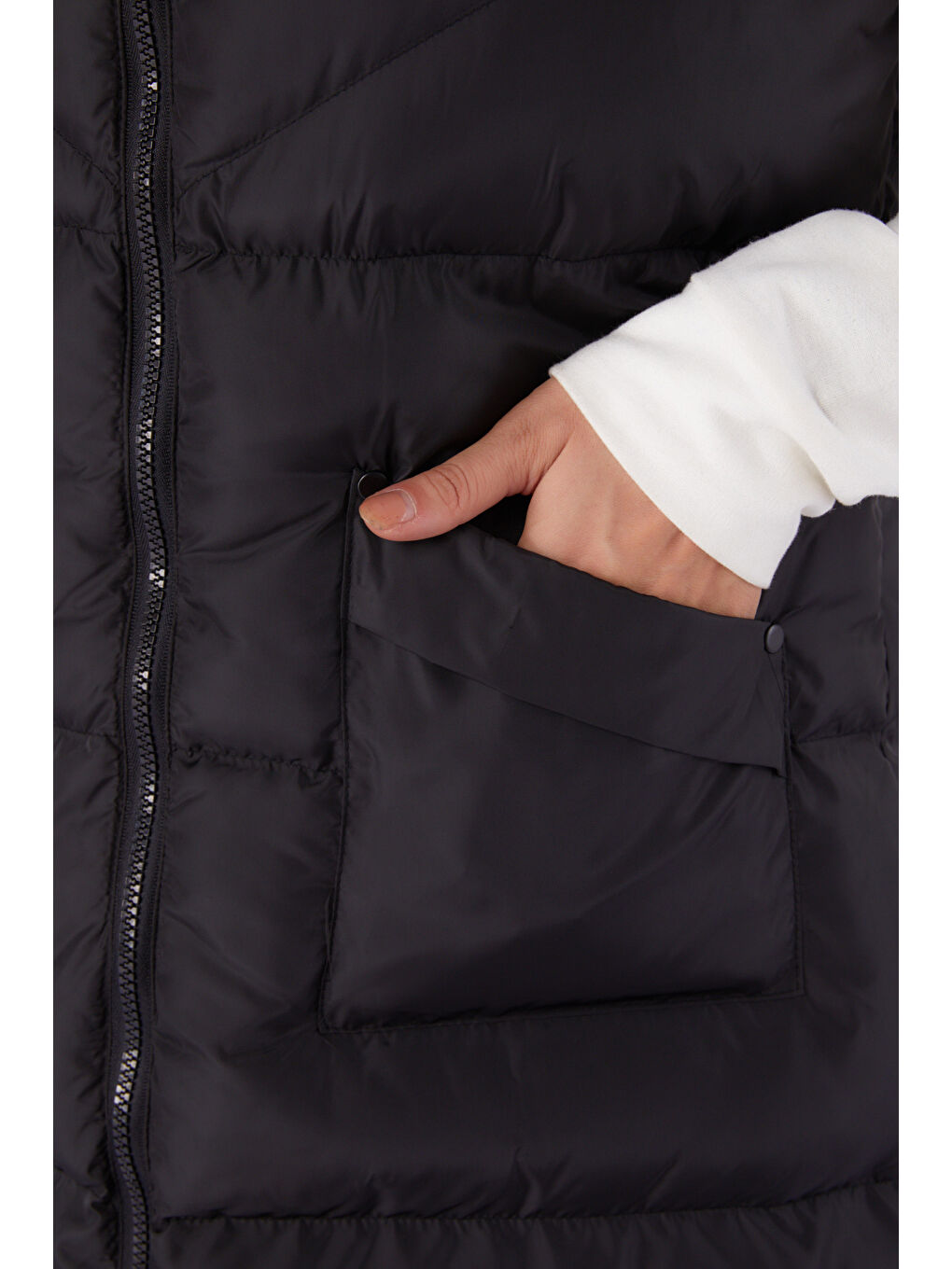 Sıfır Kollu Şişme Yelek Siyah - 26437-5