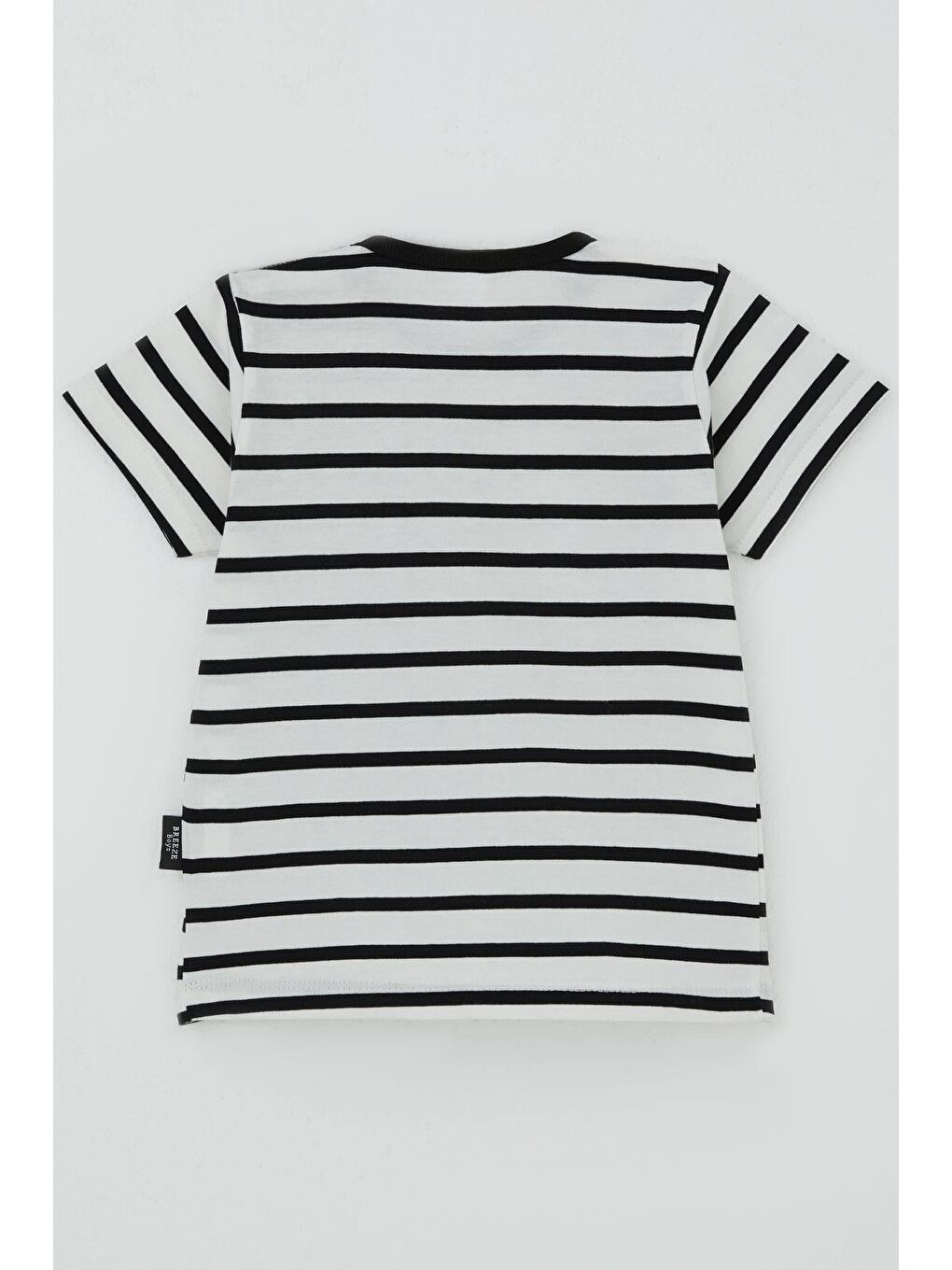 Erkek Çocuk Tişört Patlı Çizgili Beyaz (1-3 Yaş)-3