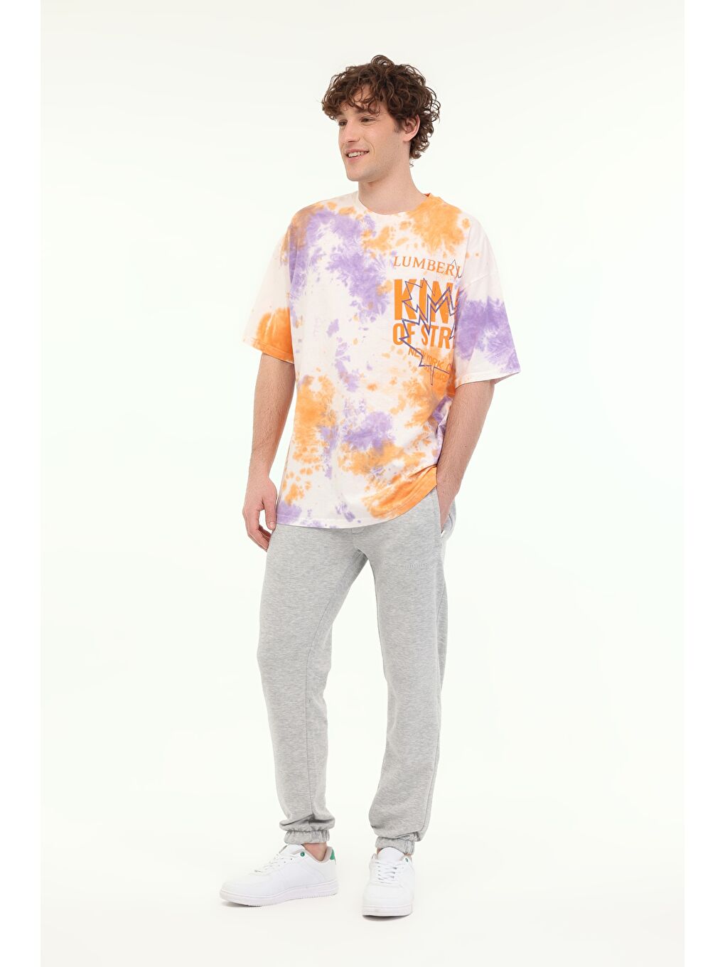 Bej Erkek Kısa Kol Tişört-2