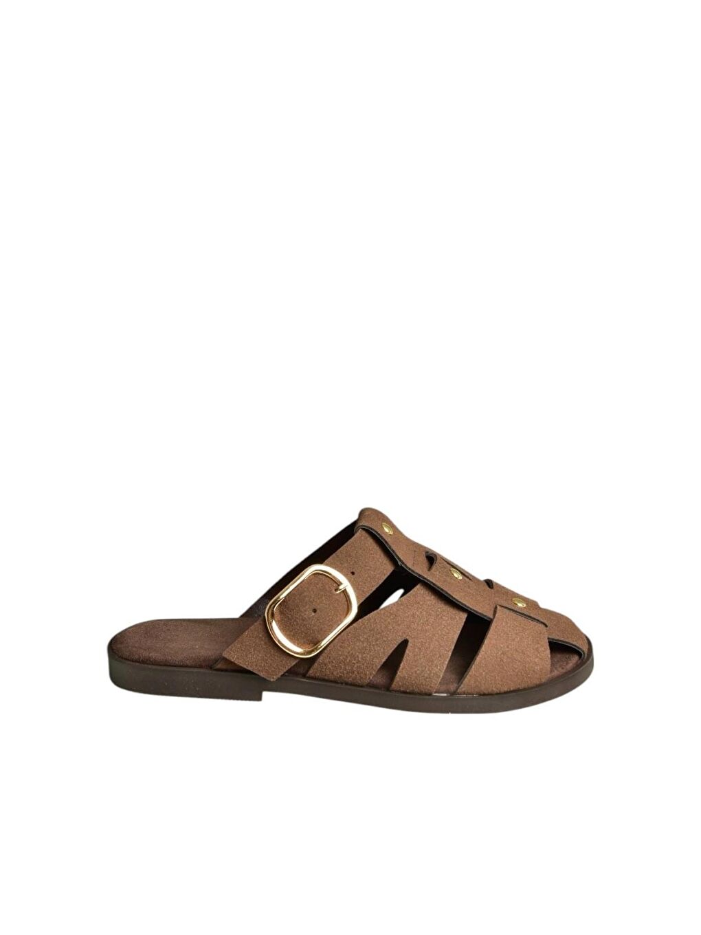 Kahverengi Kadın Terlik U458334202-4