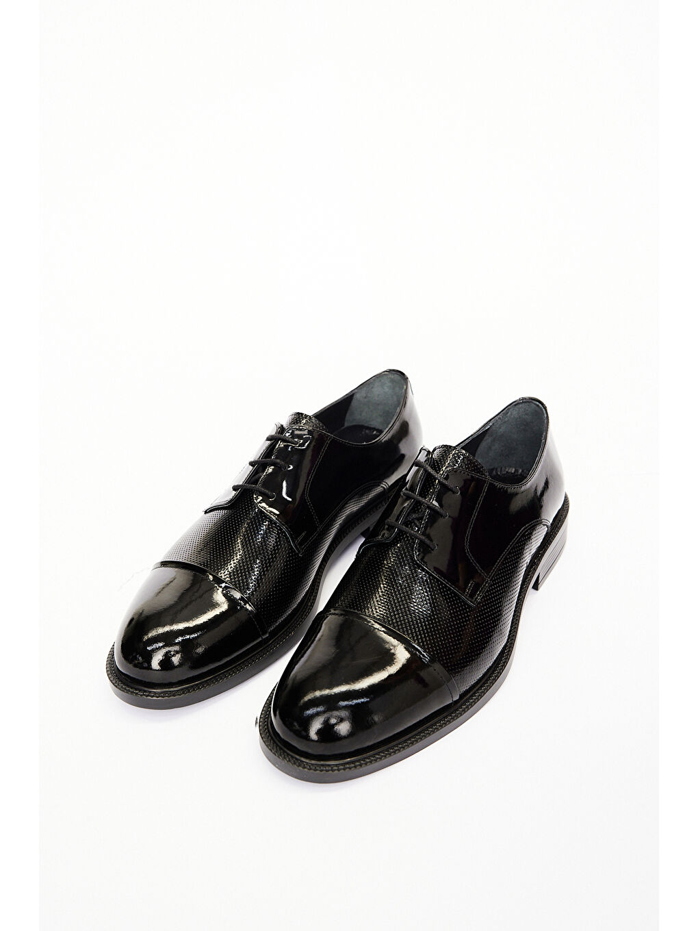 Erkek Siyah Klasik Rugan Ayakkabı-1