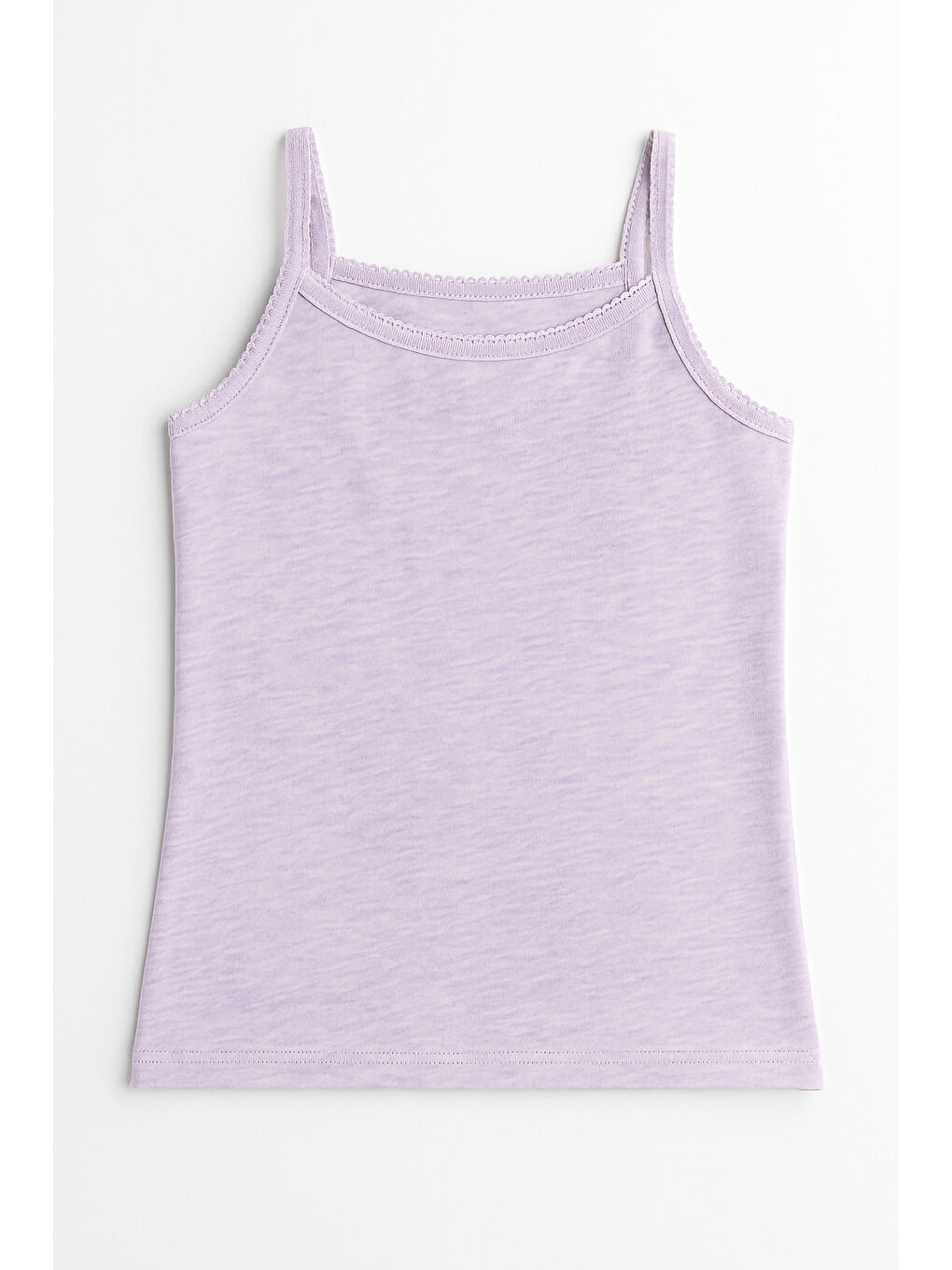 Karışık Pamuklu İnce Askılı Kız Çocuk Atlet 6'lı-2