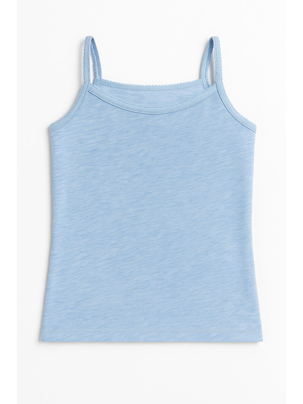 Karışık Pamuklu İnce Askılı Kız Çocuk Atlet 6'lı-3