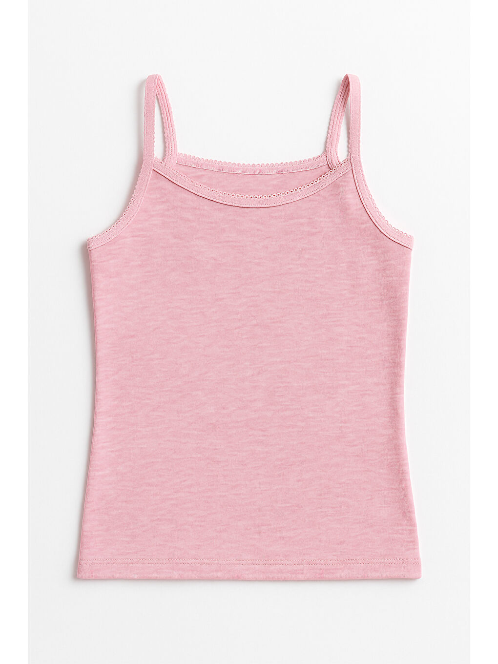 Karışık Pamuklu İnce Askılı Kız Çocuk Atlet 6'lı-4