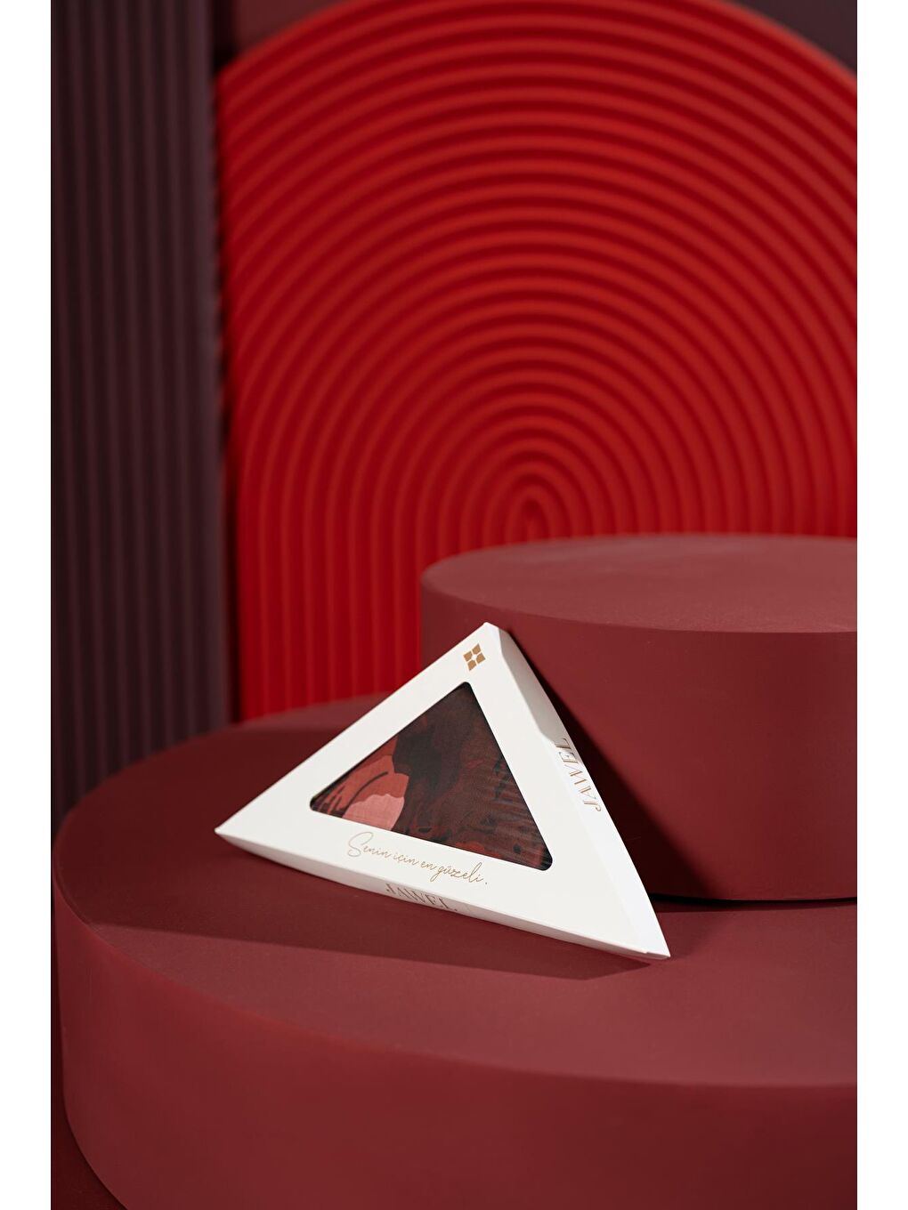 Bordo Kadın Imerion Soft Şal-2