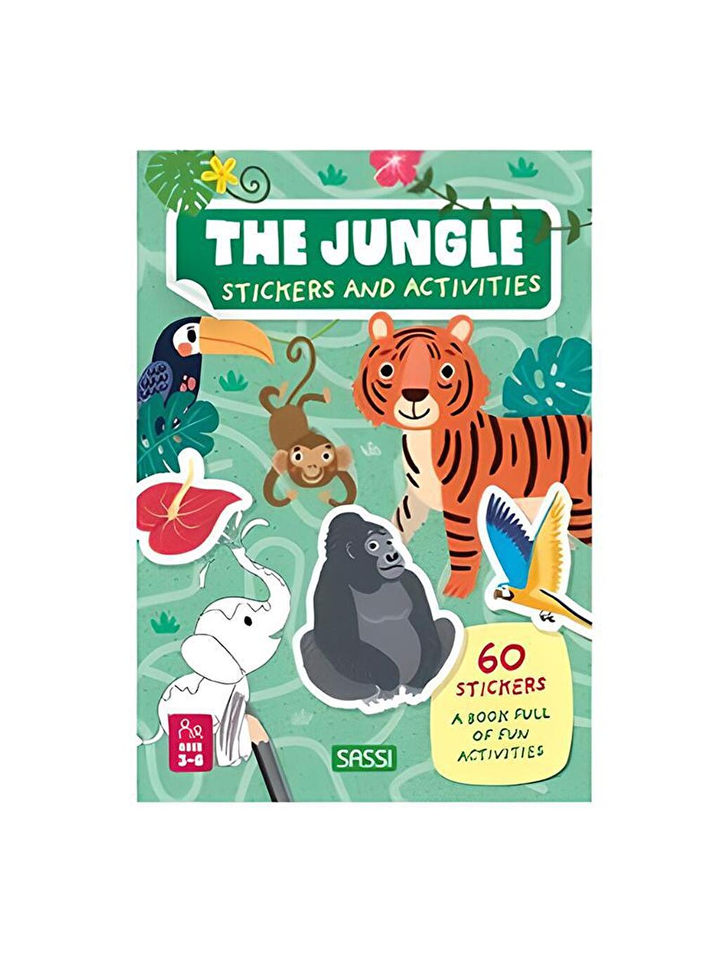 Sassi Renksiz The Jungle - Sticker and Activities