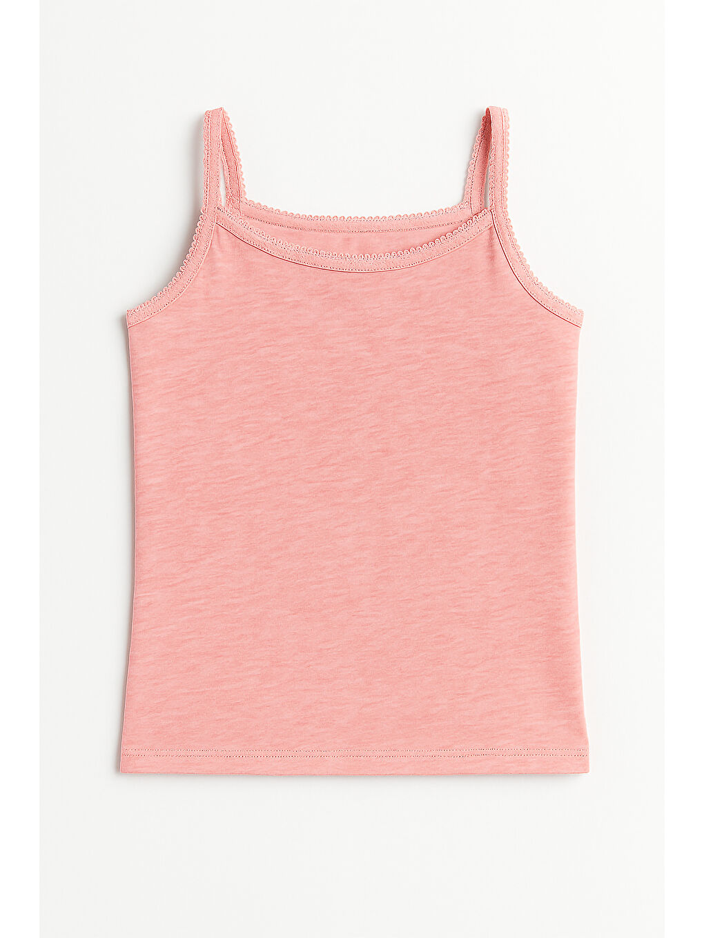 Karışık Pamuklu İnce Askılı Kız Çocuk Atlet 6'lı-6