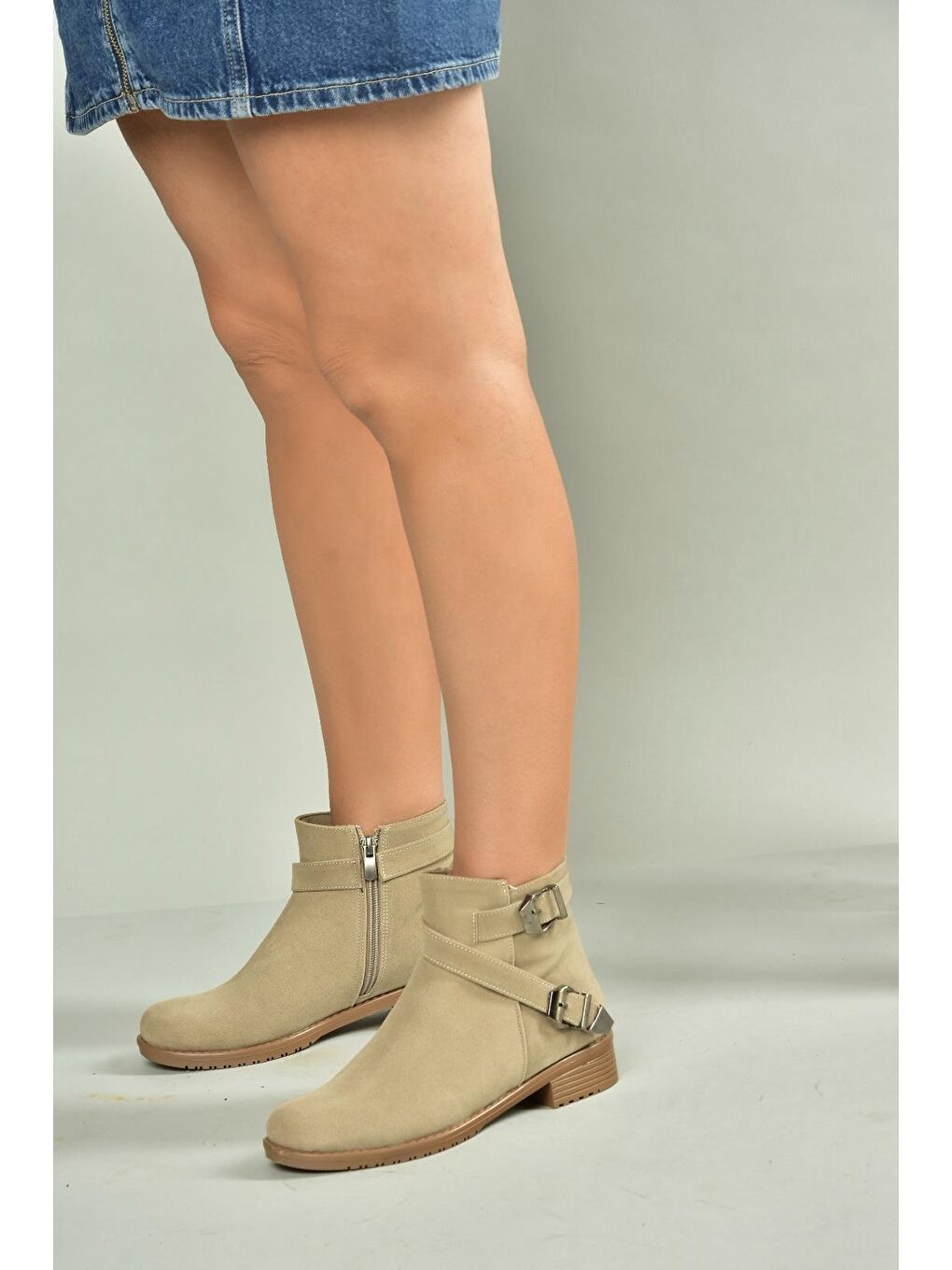 Bej Kadın Bot A726193402-1