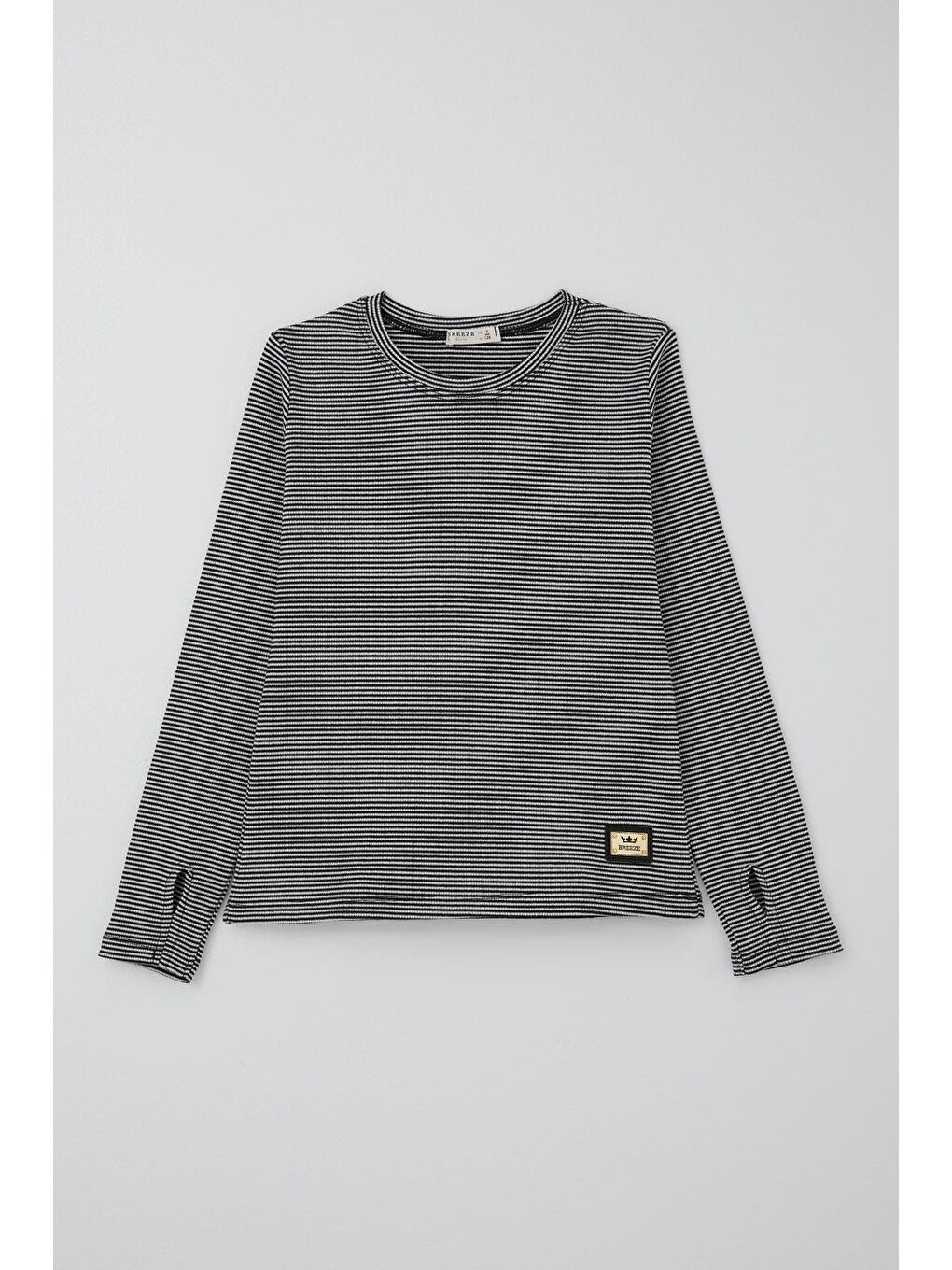 Kız Çocuk Pantolonlu Takım Parmak Detaylı Siyah (8-14 Yaş)-1