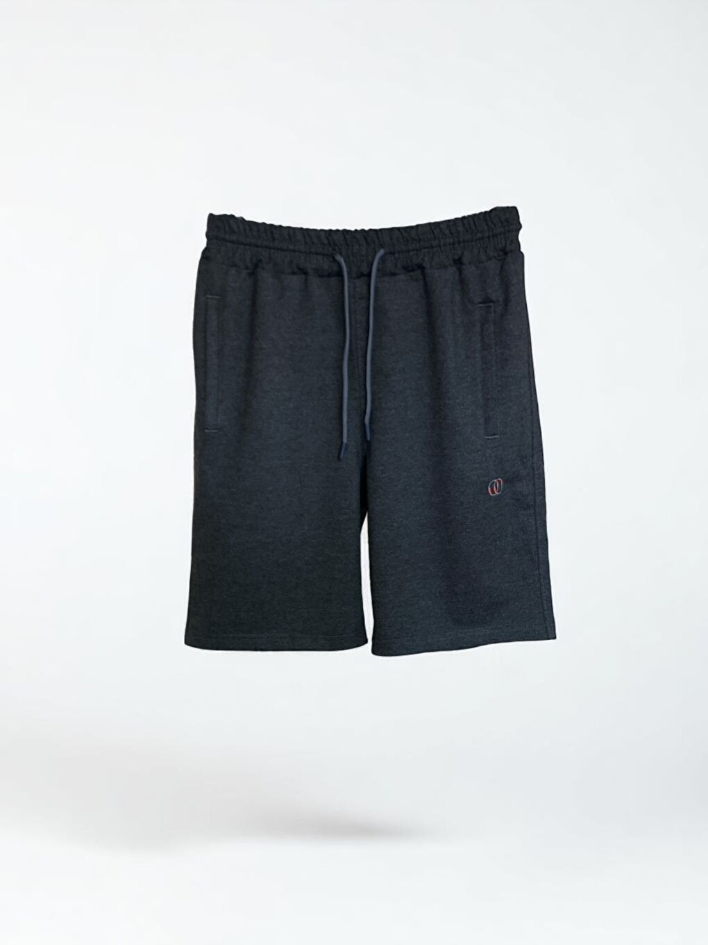 Gri Erkek Pamuklu Fermuarlı Cepli Kaliteli Yazlık Rahat Şort