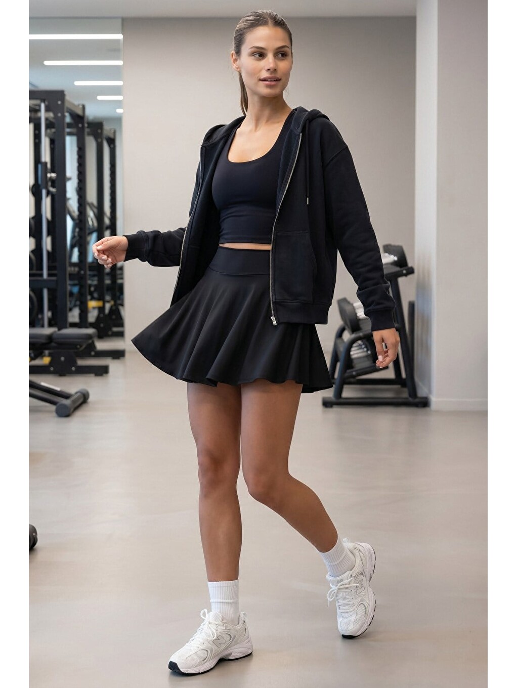 Siyah Active Fit Mini Spor Etek Mg2811