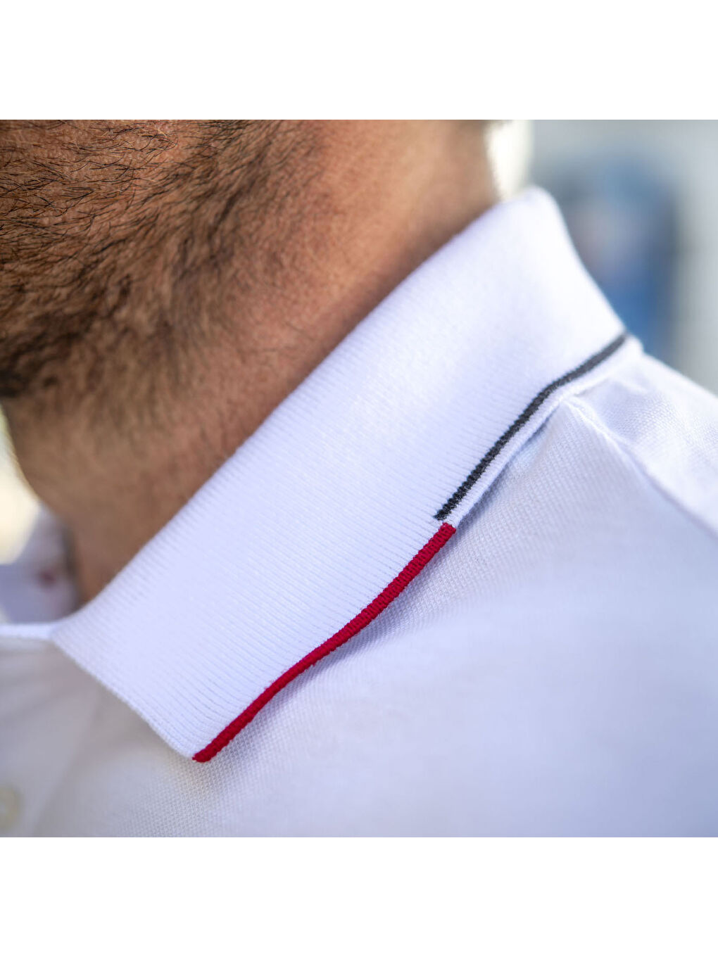 Deck Lgt Pique Polo Erkek Beyaz Polo Tişört-6