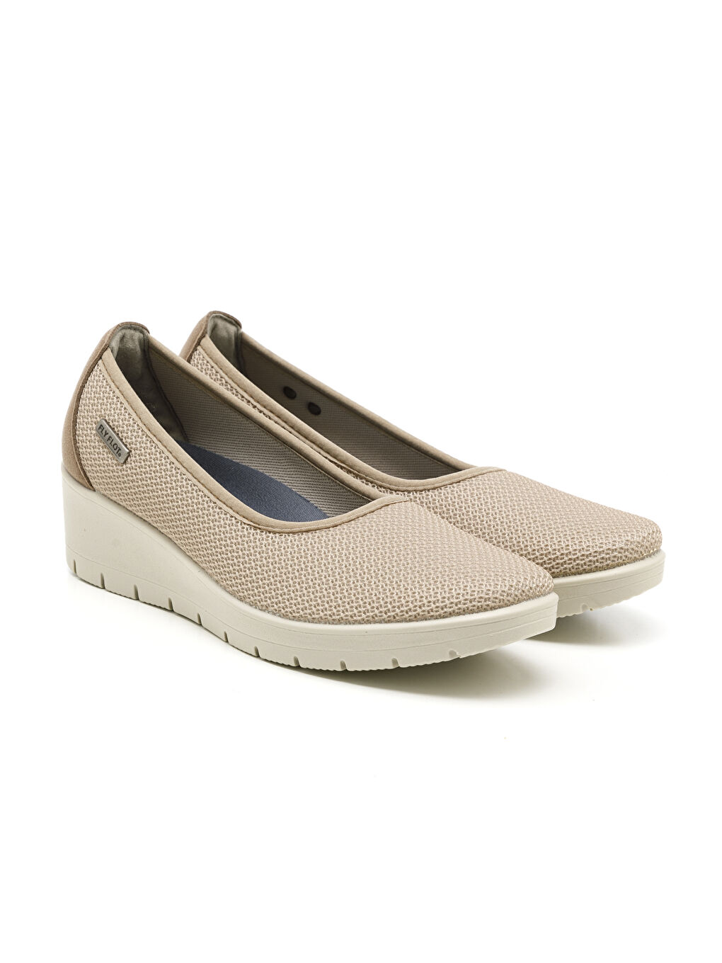 Bej Kadın Babet 18 X15 7X Shoe 6009-Beige-1