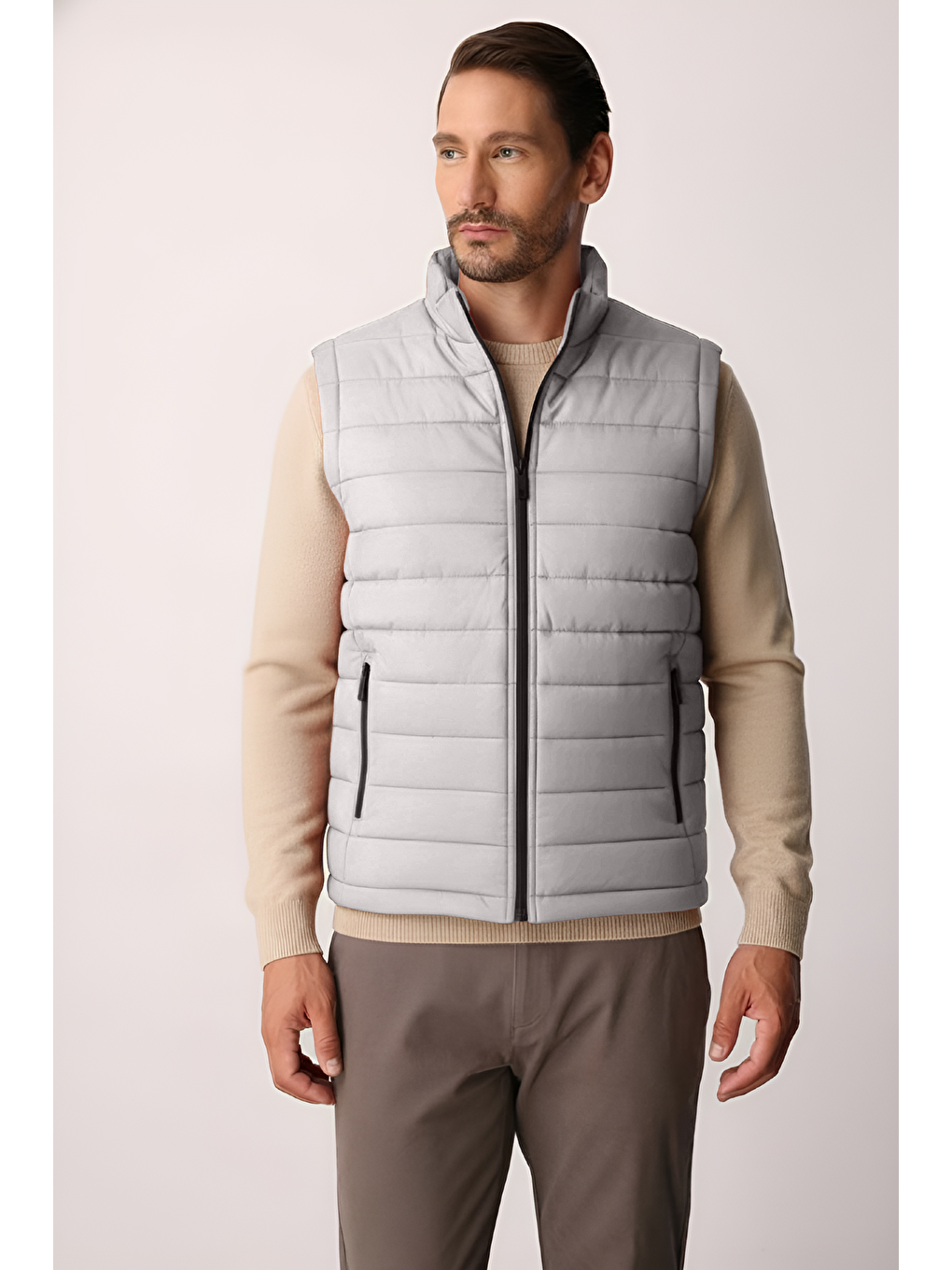 Bej Erkek Taş Pmp Şişme Yelek