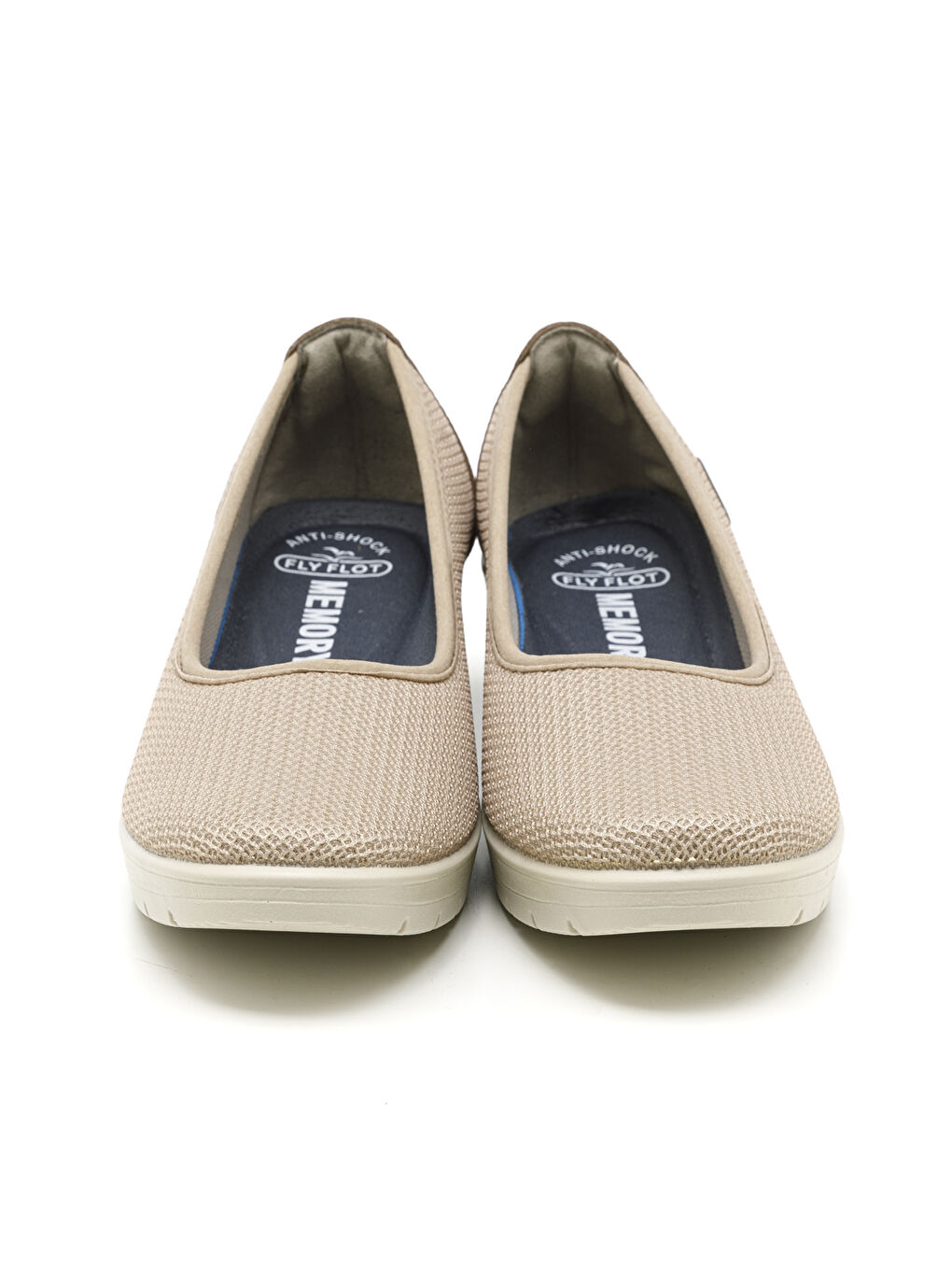 Bej Kadın Babet 18 X15 7X Shoe 6009-Beige-2