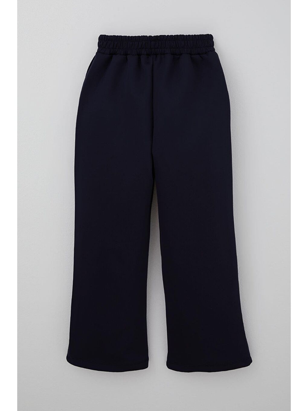 Kız Çocuk Pantolon Arma Detaylı Çima Dikişli Cepli Lacivert (8-14 Yaş)-1