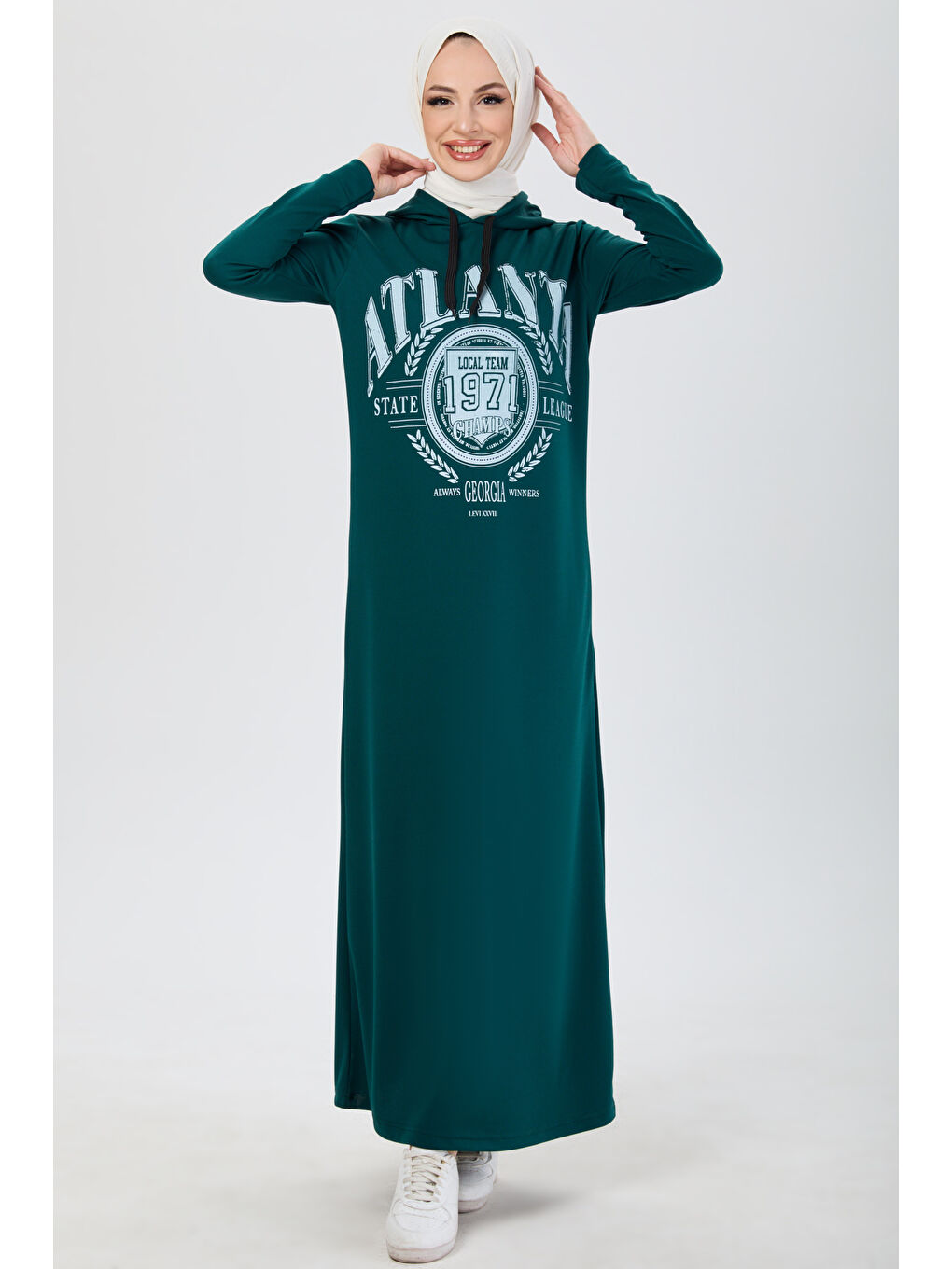 Yeşil Elbise Zumrut - 13086-1