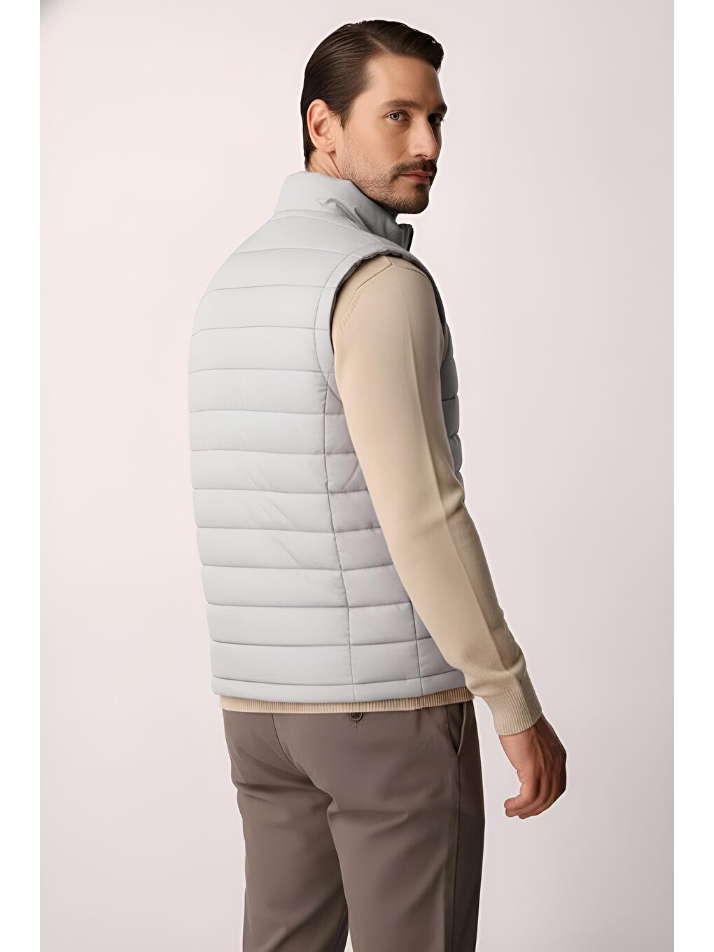 Bej Erkek Taş Pmp Şişme Yelek-1